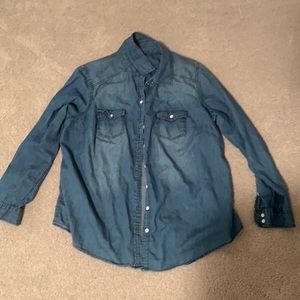 Torrid Chambaray Top